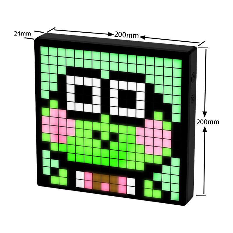 LED Pixel Art Cube – Light Up Your World in Retro Style!