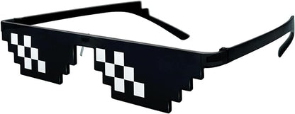 8-Bit Thug Life Sunglasses – Pixelated Party Eyewear for Men & Women